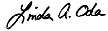 Linda's Signature